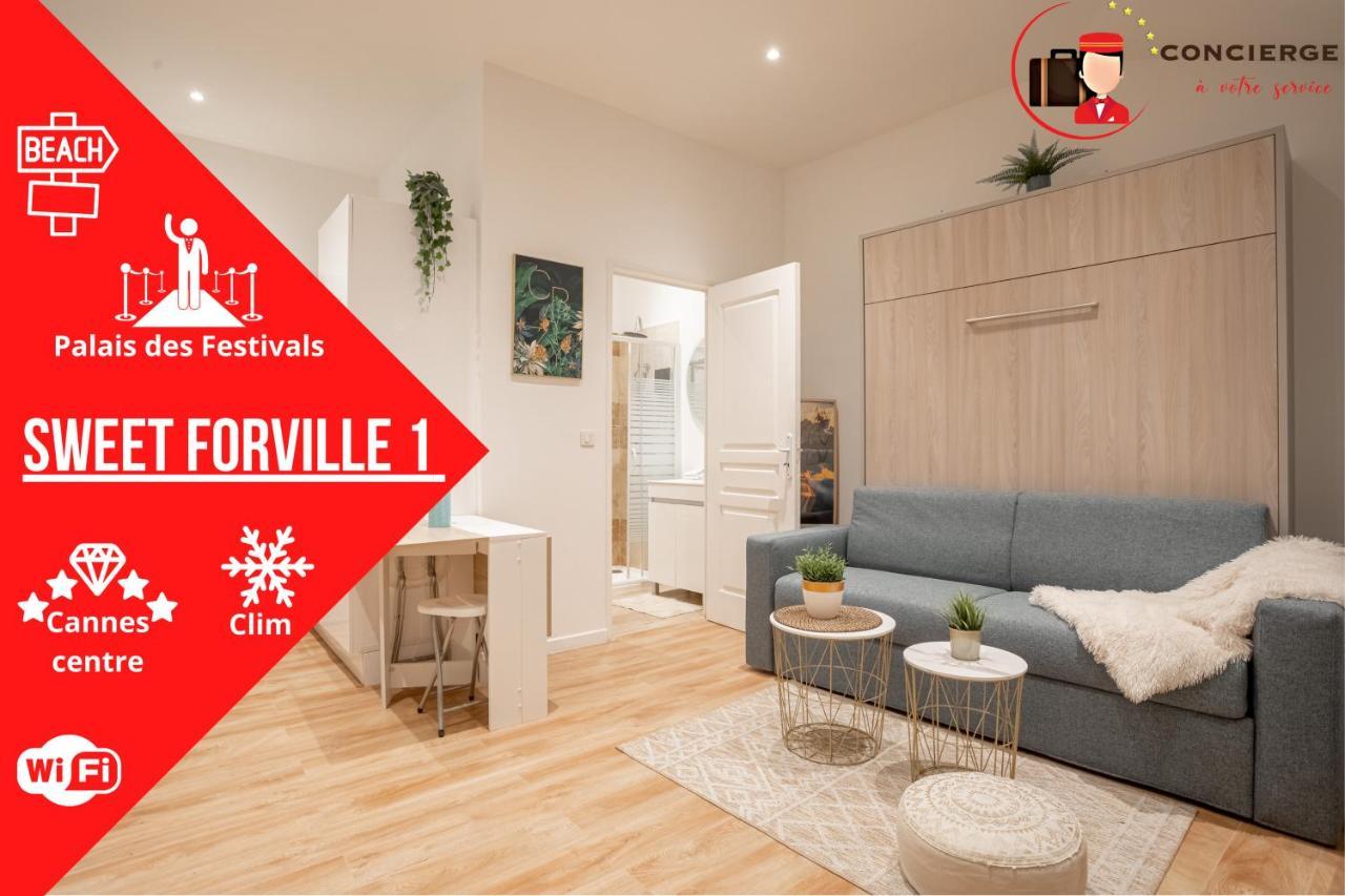 Le Sweet Forville 1 - Palais Des Festivals - Marche Provencal - Plage - Au Calme - Clim Cannes Exterior foto